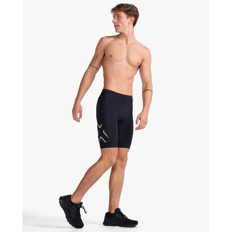 2XU MT6439B Core Men’s Triathlon Shorts (Black/White)