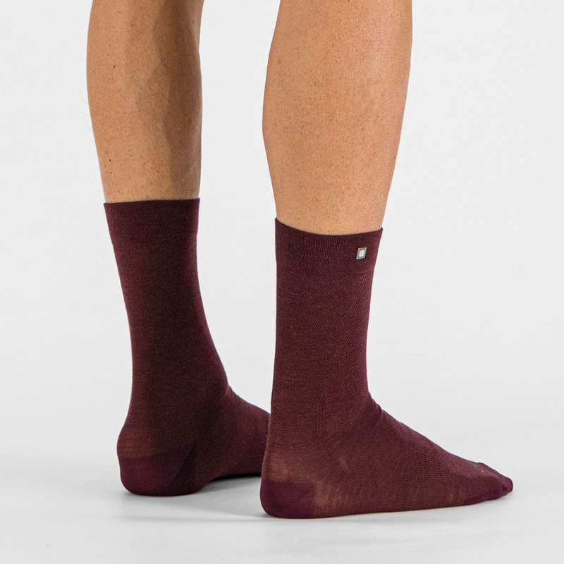 Calze Sportful Matchy Wool – Rosso