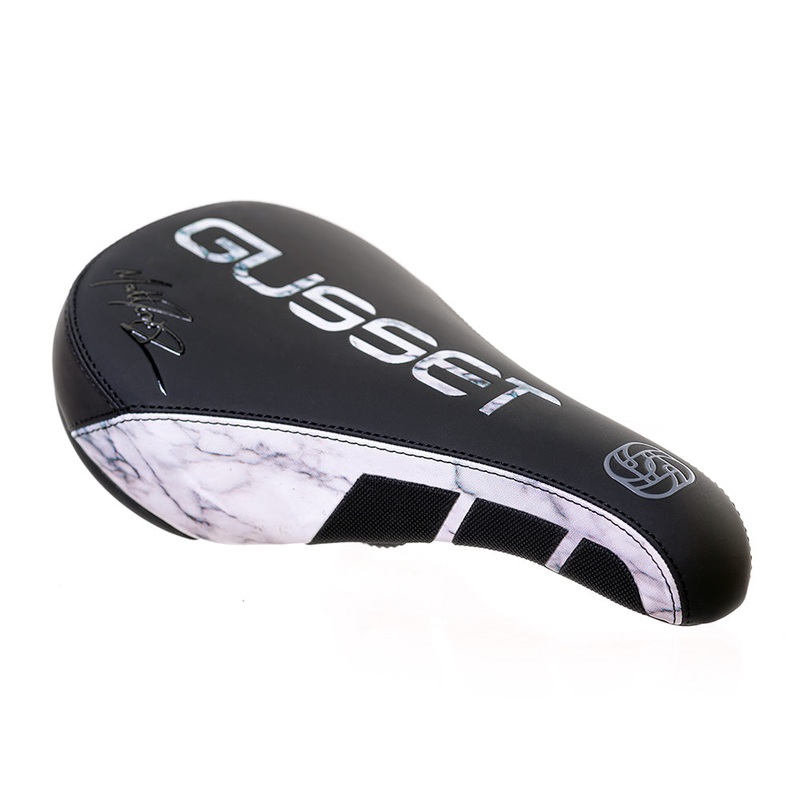 Gusset S2 DJ MJ Saddle|Grey Marble|234mm x 132mm