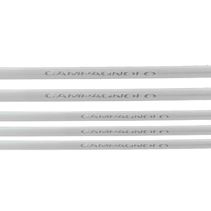 5 PIECE SET CAMPAGNOLO ULTRASHIFT POWERSHIFT ERGOPOWER GEAR & BRAKE OUTER CABLES WHITE FANTASTIC PERFORMANCE MASSIVE SAVING