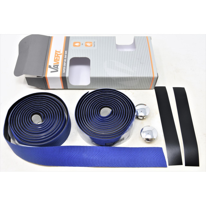 New Vavert Super Grip Gel Road Racer Bike Handlebar Tape Ultimate Comfort Blue
