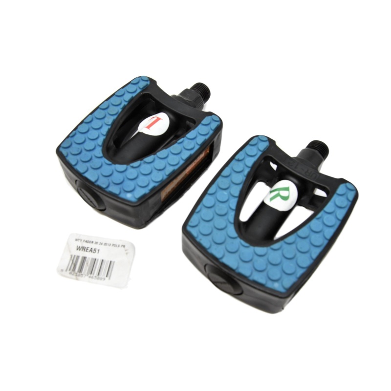 Pair Blue & Black Raleigh Fader Junior MTB Pedals 9-16 Suit 16,18, 20, 24wheel Bikes