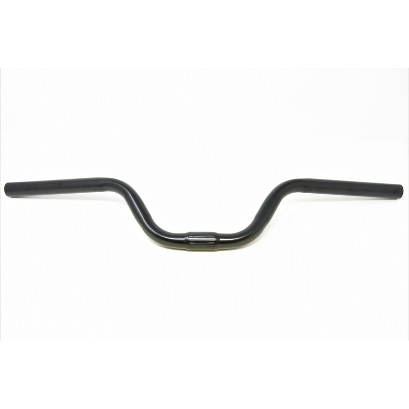 Sit Up High Bike Riding Position 4 (100mm) Rise, Comfort Handlebars 580mm Wide Black