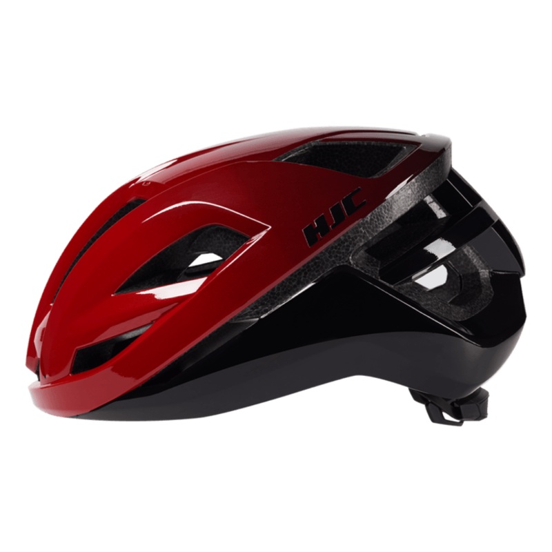 HJC Bellus Road Cycling Helmet (Matte Glossy Red Black)