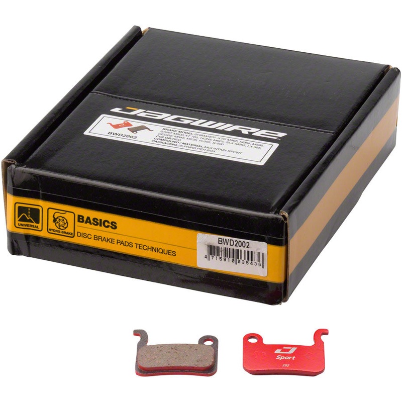 Jagwire Sport Semi-Metallic Disc Brake Pads – Bulk Box For Shimano XTR M965/M966/M975 SLX M665 Saint M800 Deore XT M765/M775/M776