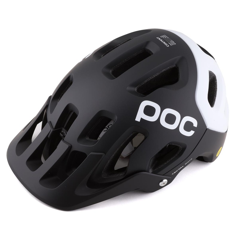 POC Tectal Race MIPS Helmet (Uranium Black/Hydrogen White Matte) (S)