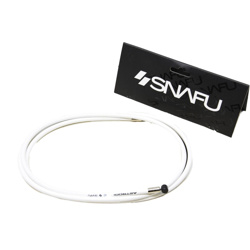 Snafu BMX Astroglide Straight Brake Cable 48 Long Quality Stainless Steel White