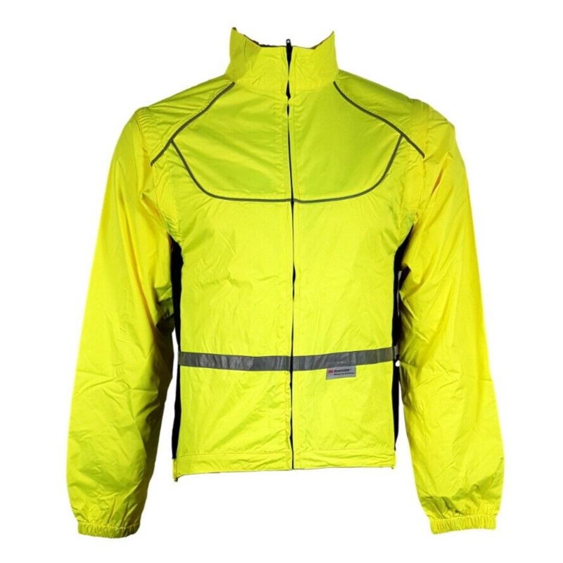 Wowoow Breathable Small Hi Viz Sports Jacket With Removable Sleeves