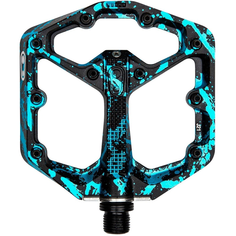 Pedali Crank Brothers Stamp 7 Splatter Small – Nero blu