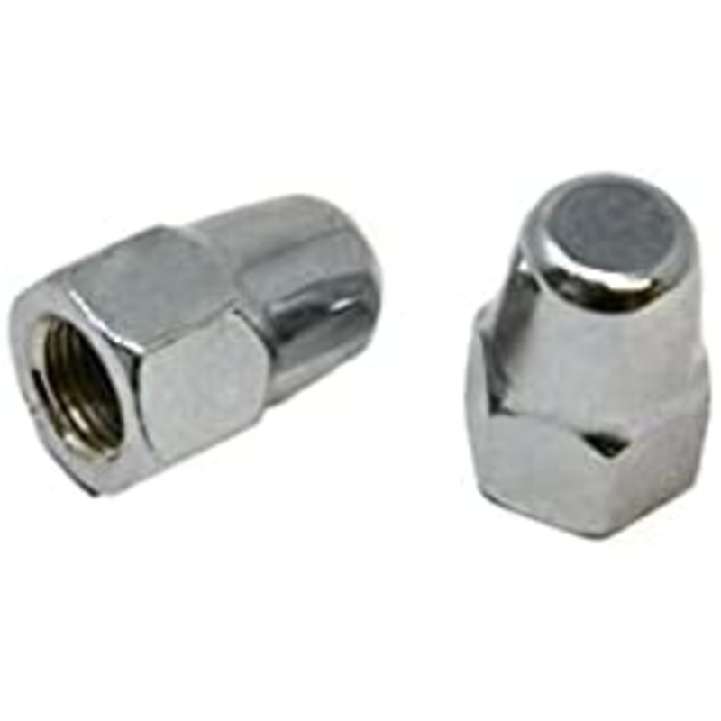 TWO SHIMANO NEXUS HUB REAR WHEEL CHROME DOME WHEEL NUT 3/8 26TPI CYCLE NUT