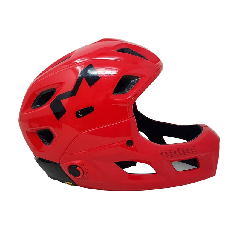Met Parachute MIps MCR Large 58 – 61cm Red Bike Helmet RRP 300 Spares Or Repairs