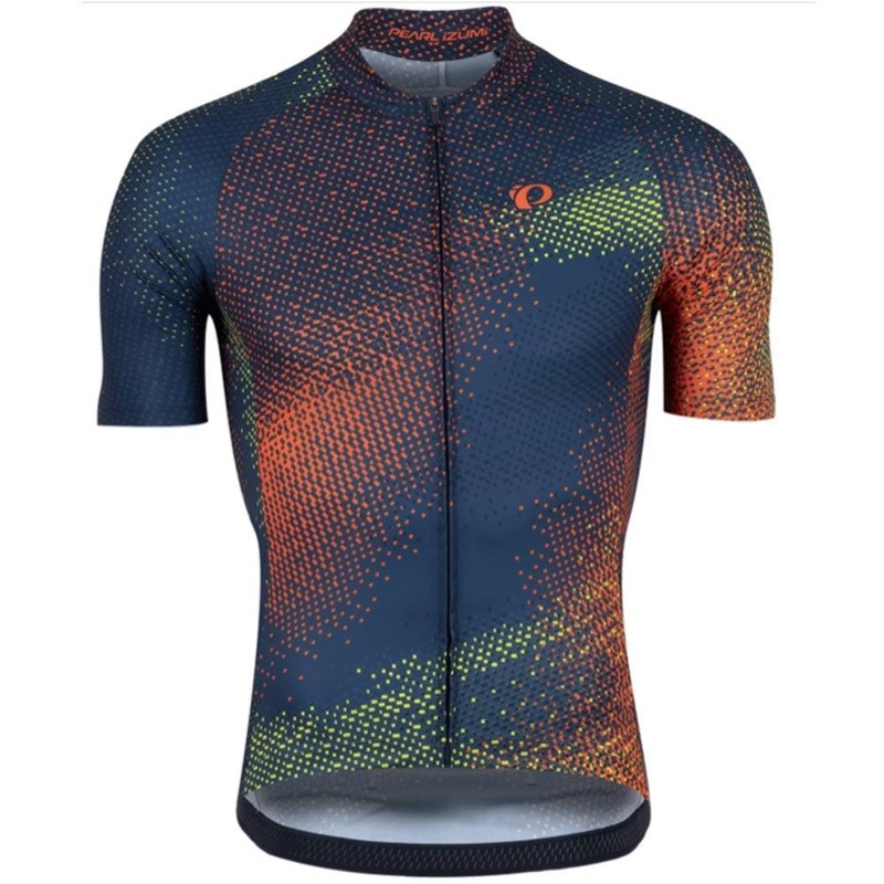 Pearl Izumi Attack Men’s Cycling Jersey (Navy/Fuego Depth)