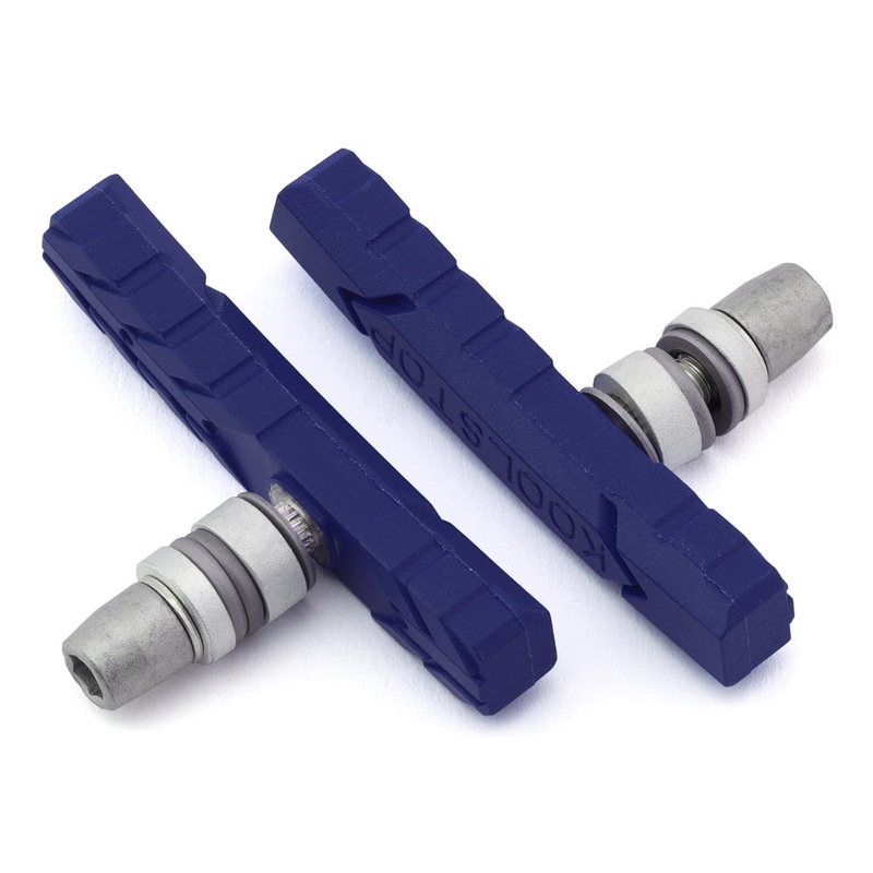 Kool Stop All Terrain Brake Pads (Dark Blue) (Threaded) (1 Pair)