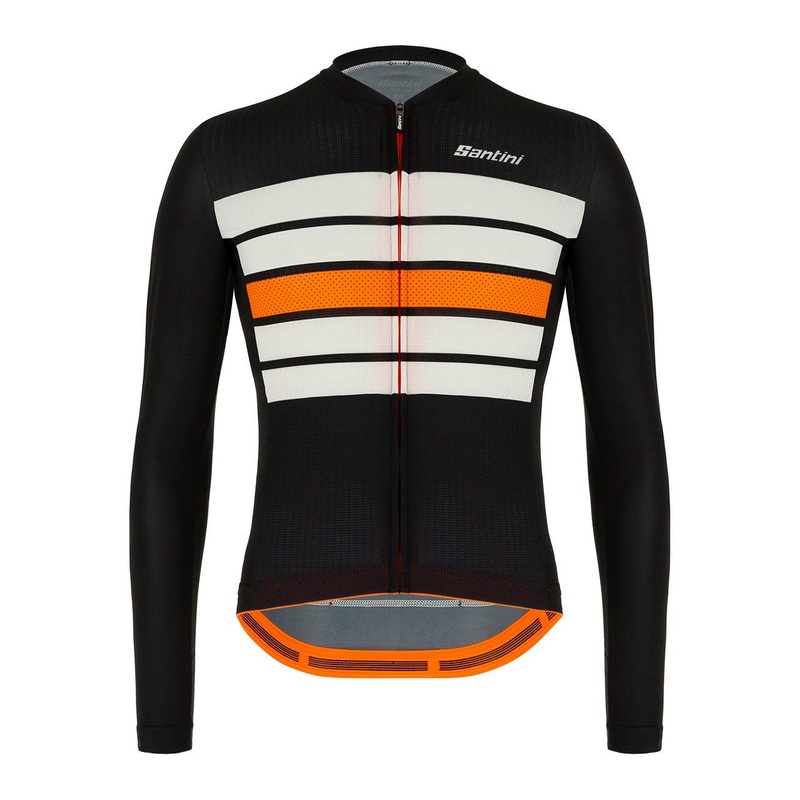 Santini Eco Sleek Bengal Mens Cycling Jersey (Black)
