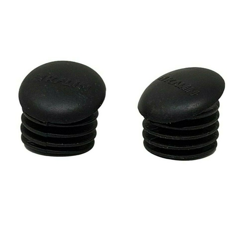 2 X HANDLEBAR STEM RUBBER SLOPPED BUNGS PLUGS 25MM DIAMETER FOR MTB BLACK