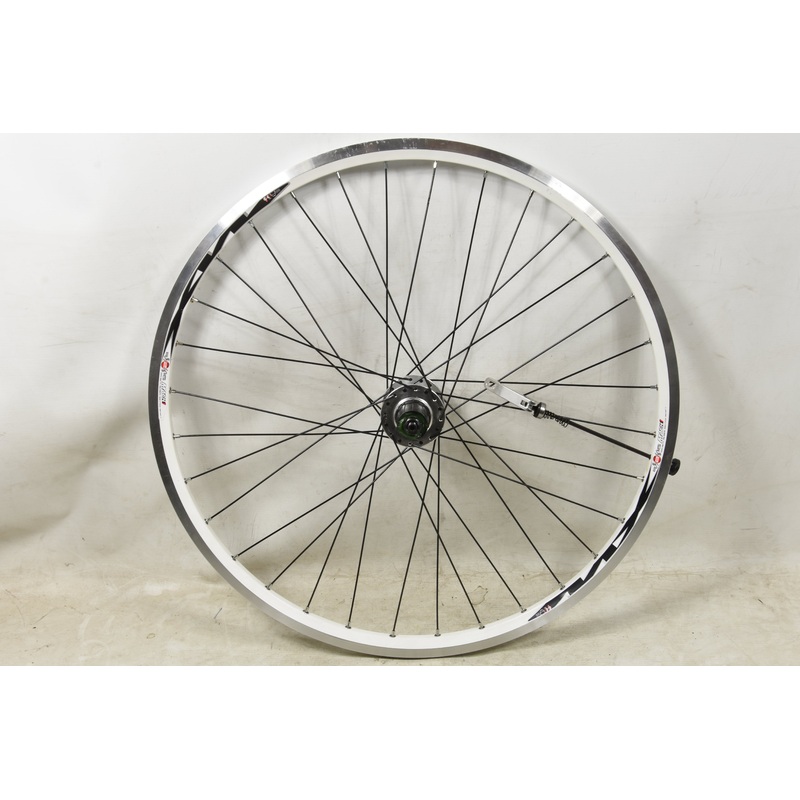 26 MTB 559 x 17 MX DISC RIM REAR 8-9 SP CASSETTE HUB WHEEL DOUBLE WALL WHITE