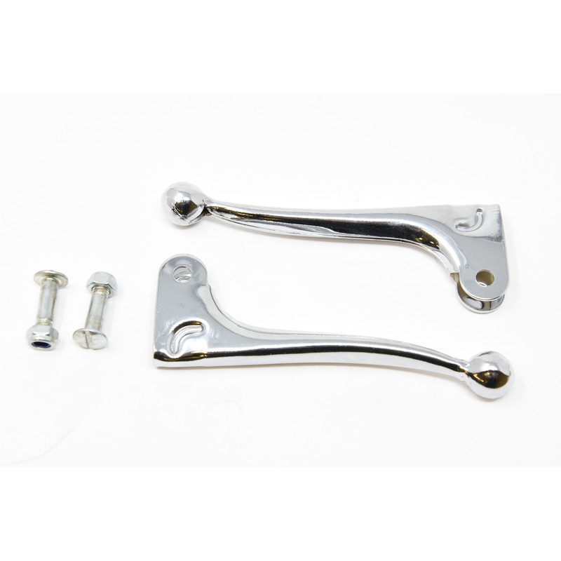 Bolt On Kiddies Bike Brake Levers,chrome Levers Only + Bolts Suit Triang Raleigh