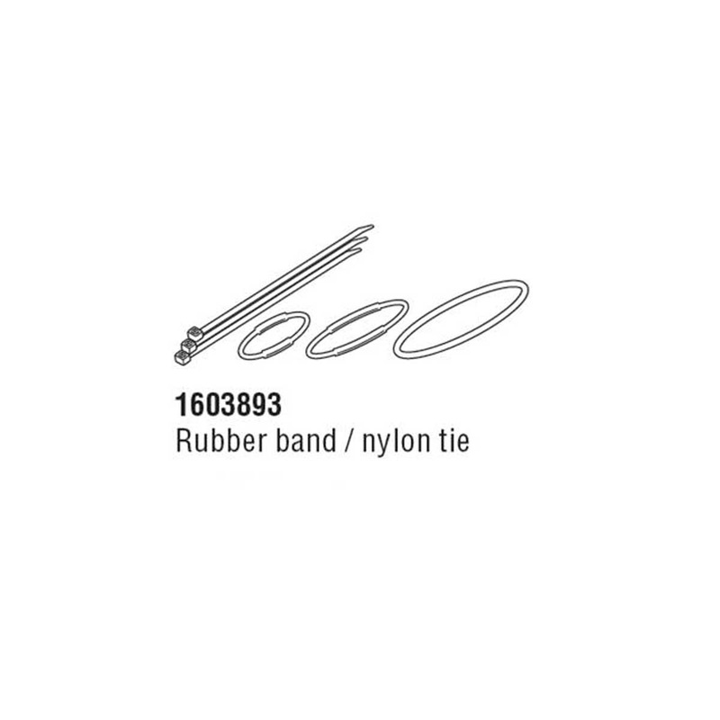 Cateye Strada Slim Computer Rubber Band And Zip Tie Fittings Kit