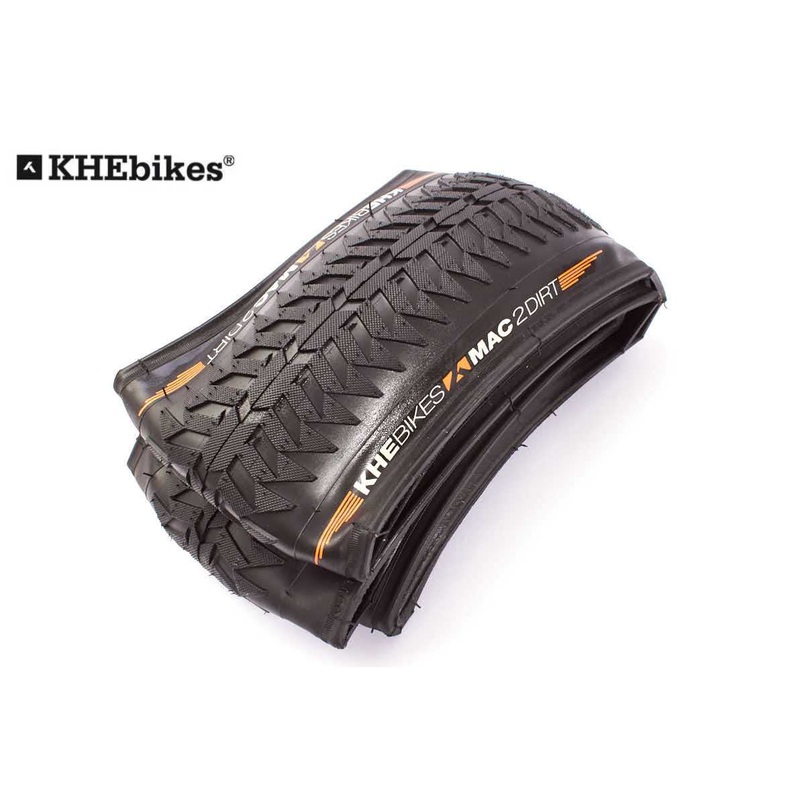 KHE MAC 2 DIRT 20 x 2.20 BMX BIKE FREESTYLER RAMP KEVLAR FOLDING HIGH QUALITY TYRE BLACK