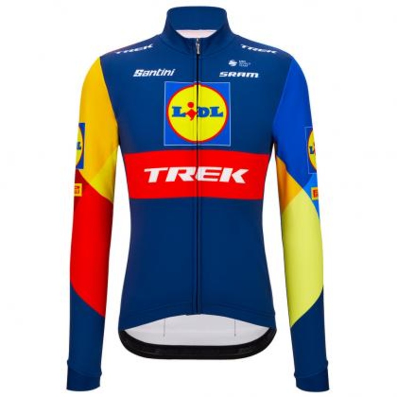 Santini Lidl Trek Long Sleeve Men’s Cycling Jersey (Print)