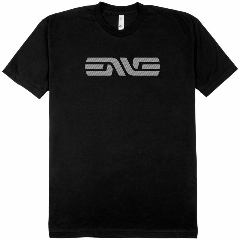 T-Shirt Enve Logo Striped – Nero