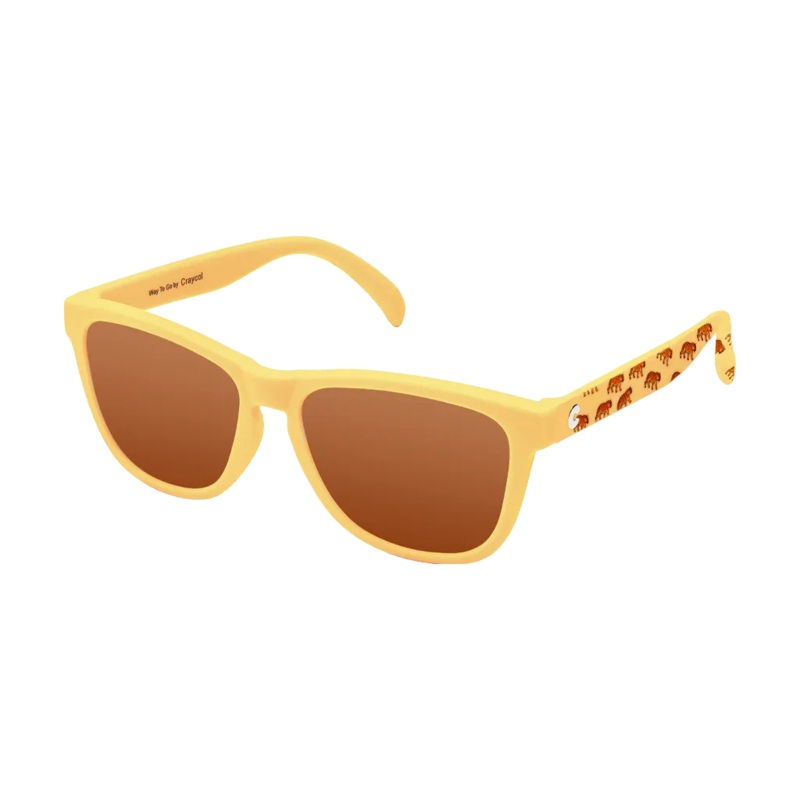 Craycol Jungle Roar Power Sunglasses (Yellow Brown)