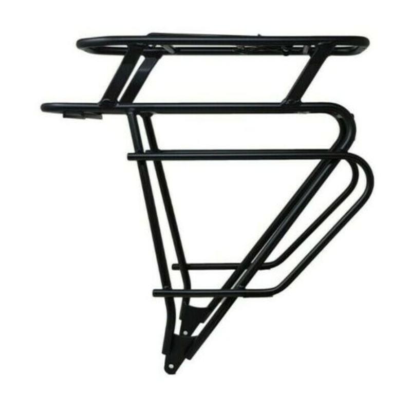 E BIKE BATTERY STEPS REPLACEMENT BIKE CARRIER 28 BLACK ALLOY LUGGAGE RACK