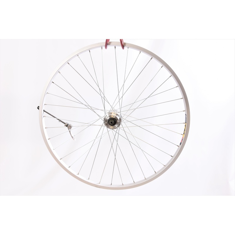 LOW COST 26 MTB FRONT WHEEL (559×19) W-DISC BRAKE HUB & QUICK RELEASE AXLE NEW