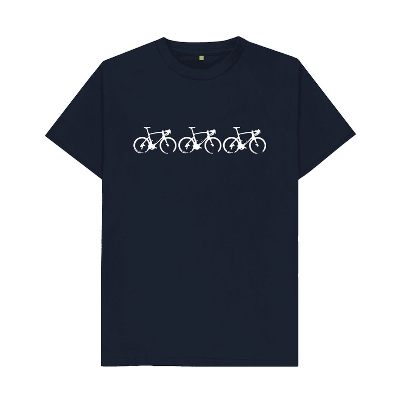 Team Bikes T-Shirt|Navy Blue|Red Wine|Denim Blue|XS|S|M|L|XL|XXL