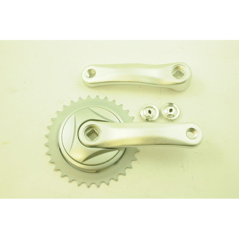 Alloy Chainwheel Set 32 Teeth Cotterless 127mm Crank Suits 3/32 Or 1/8 Chain