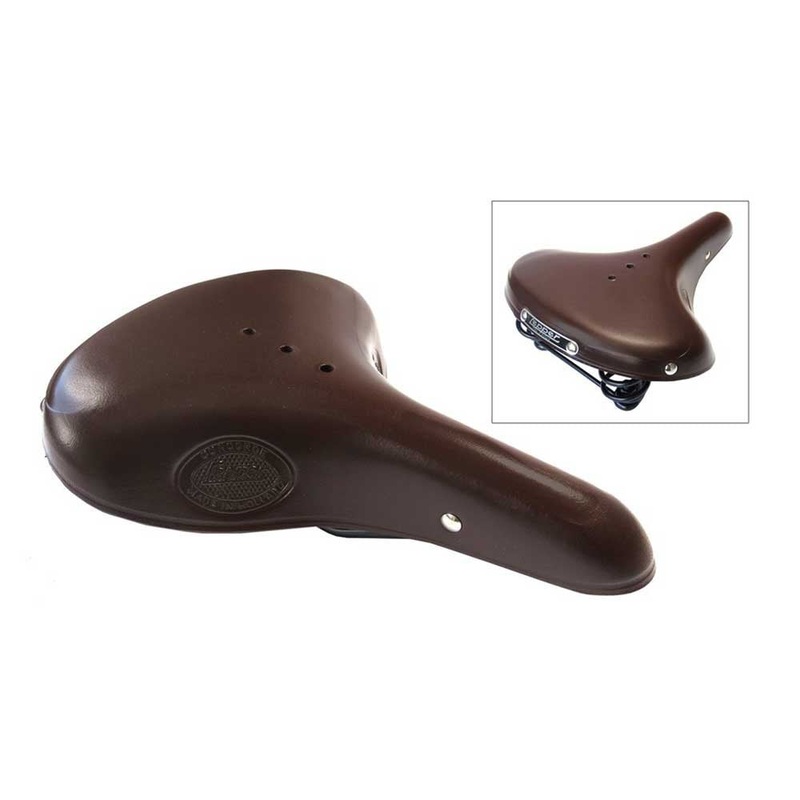 Brown Lepper Concorde Bicycle Leather Saddle Vintage Leather Bike Seat RRP 109