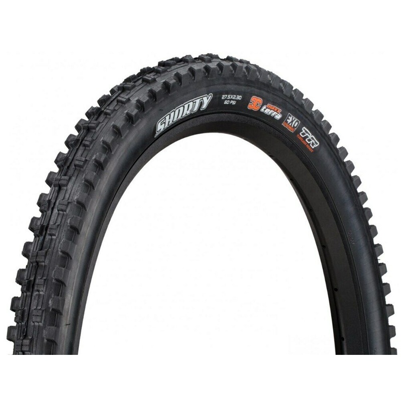 Maxxis Shorty 3C 27.5 x 2.3 Tubeless Ready MaxxTerra EXO TR Folding Tyre – Black