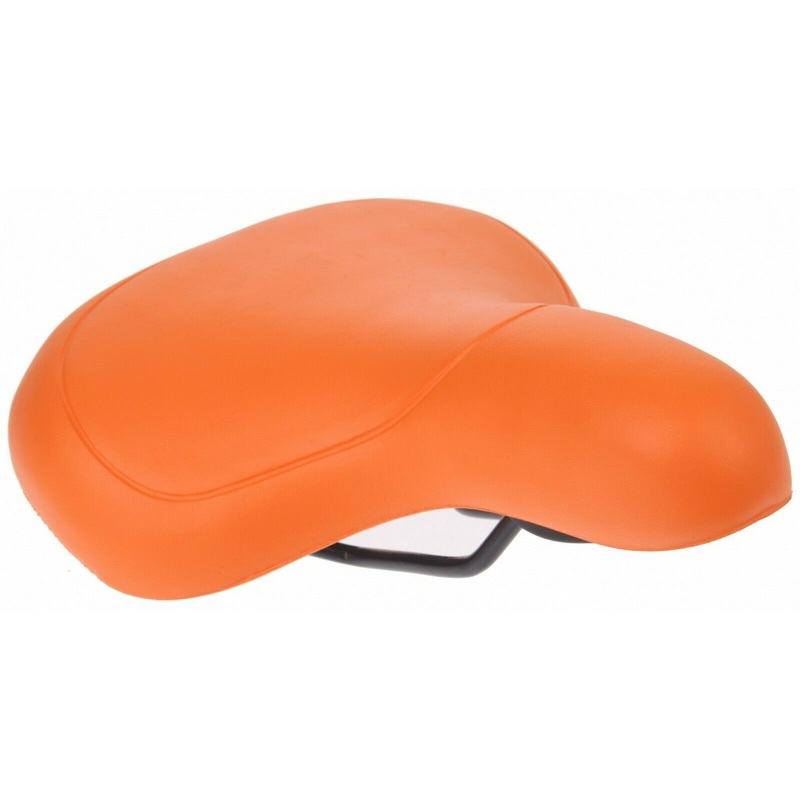 Orange Super Comfort Wide Eva Soft Padded Bicycle Saddle Ladies – Men’s Bike Seat