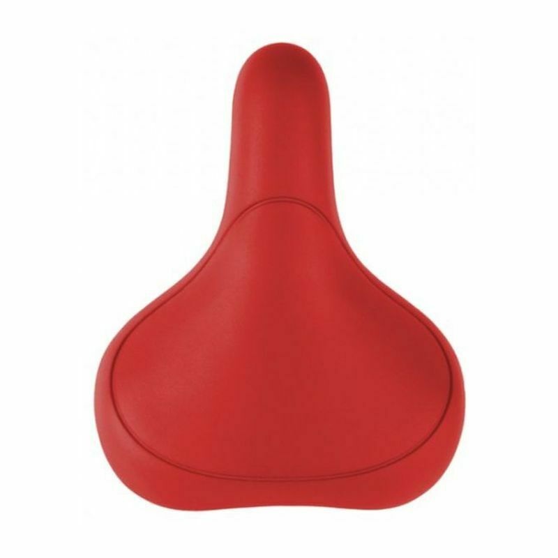 Red Super Comfort Wide Eva Soft Padded Bicycle Saddle Ladies – Men’s Bike Seat