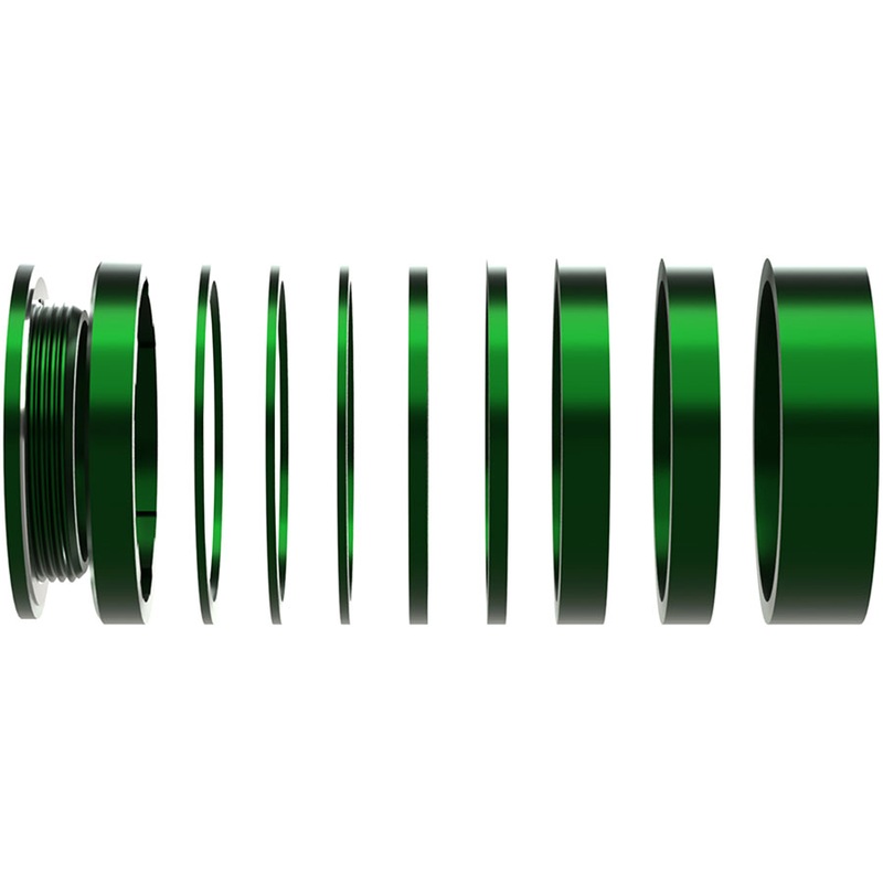 Wheels Manufacturing SOLO-HG Single Speed Conversion Kit – For HG Style Hubs Green