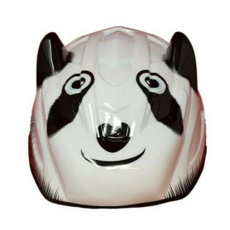 LAZER CRAZY P’NUT PANDA REPLACEMENT CLIP ON CHILDRENS BIKE HELMET SHELL TOP NEW