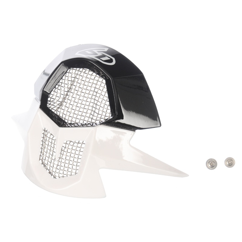 6d Moto X – Motocross Helmet Mouth Piece for Tech  Black-White