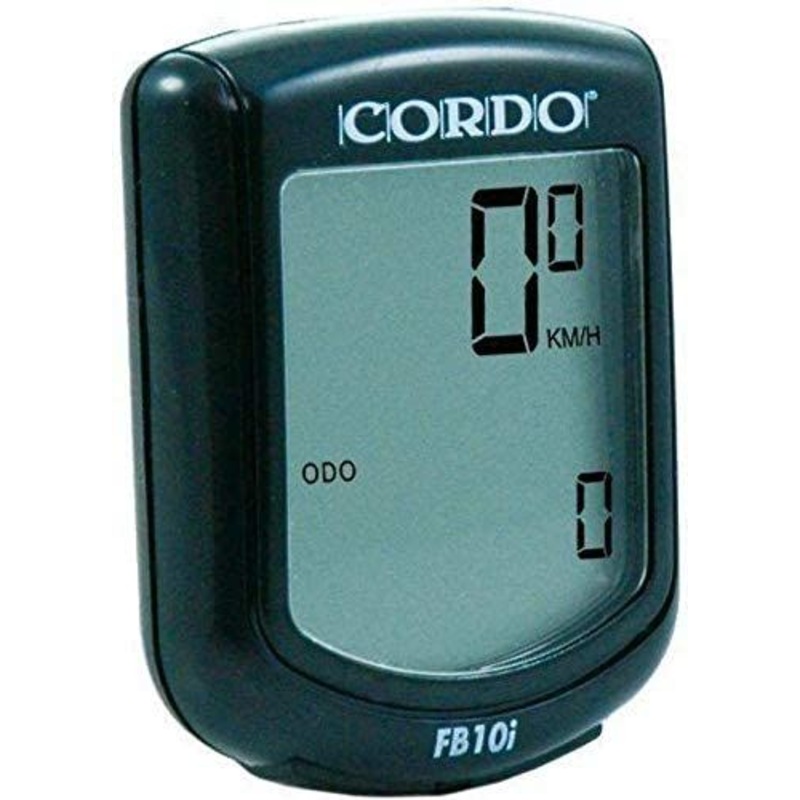 Cordo FB10i 10 Function Bike Computer Black – CO2 Saving Mode – Max Speed + More