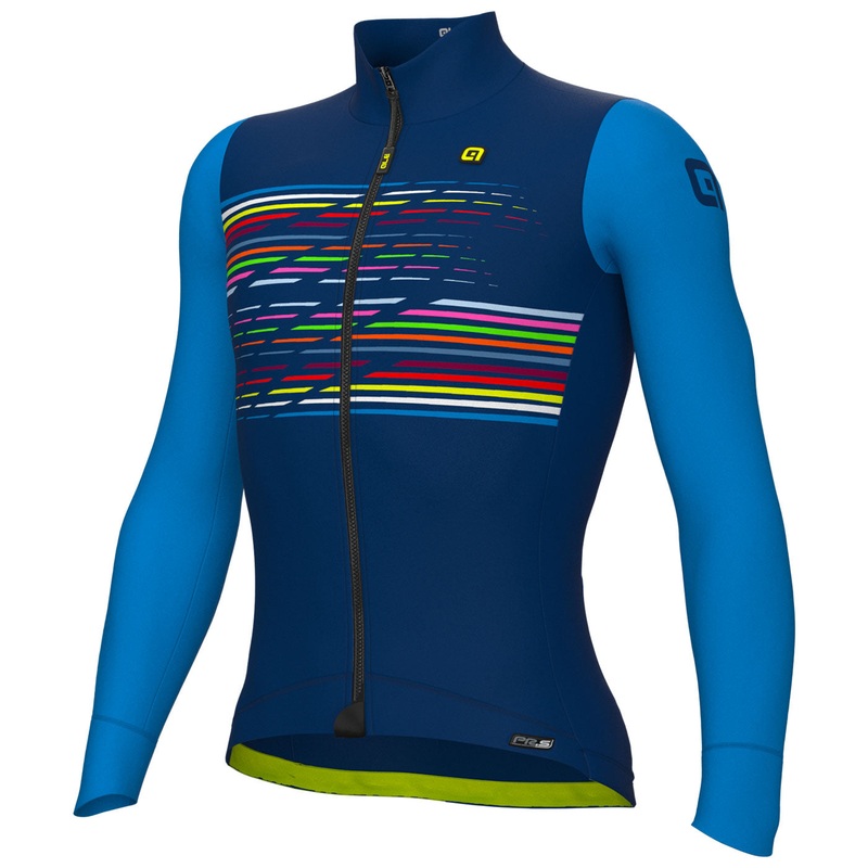 Maglia maniche lunghe Ale PR-S Logo – Blu