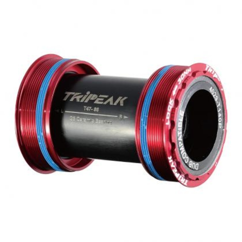 Tripeak Shimano/SRAM/Rotor 3 in 1 T47 Ceramic Bottom Bracket (Red)