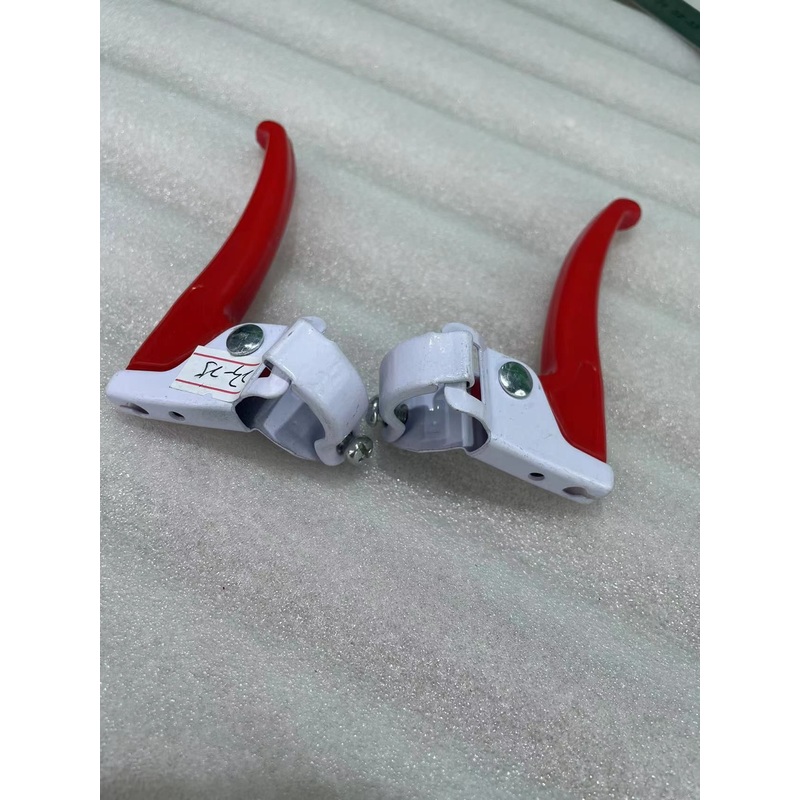Bicycle Plastic Red Brake Lever Bike Accessory 3 Finger Brake Lever