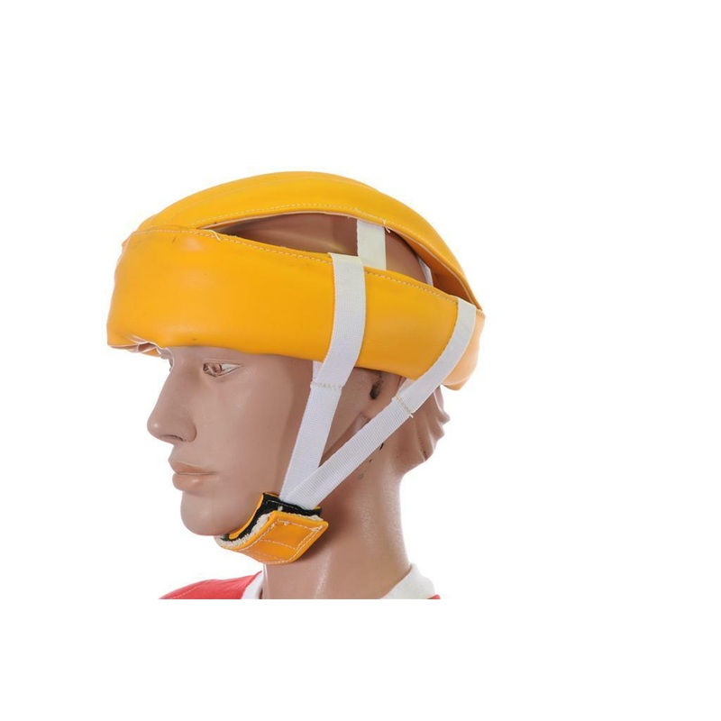 Hard to find Bike Parts Vintage Rare Nostalgic 70’s Safety Racing Head Protector (Helmet) Yellow Nos