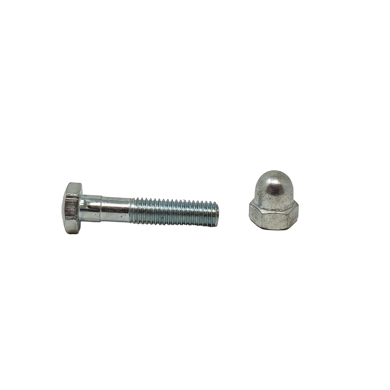 Traditional Bicycle Seat Post Bolt, 40mm M8 Chrome With Smart Dome End 13mm Nut Thats Suitable For Vintage Bike & Modern Cycles