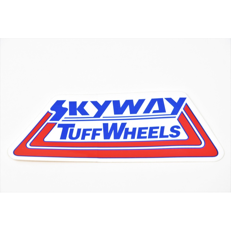 Pair (2) Genuine Bmx Skyway Tuff Wheels Retro Decal Sticker Mag Wheel Transfers