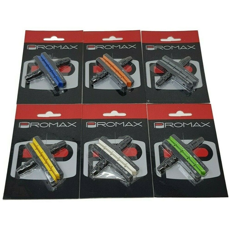 PROMAX B-2 AIR FLOW V BRAKE PADS 70MM FOR MTB, FIXIE, BMX, VARIOUS COLOURS