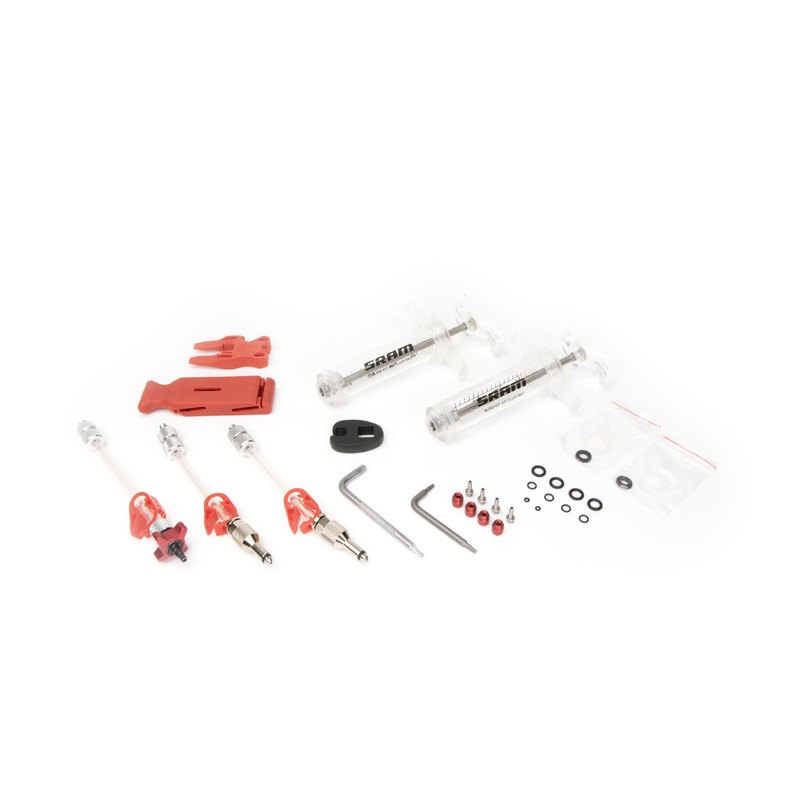 Sram Pro Dot Brake Bleed Kit (2 Syringes/Fittings, Bleed Blocks, Torx Tool, Crowfoot, Bleeding Edge Fitting) V2 – X0/ Xx/ Guide/Level/Code/Hydroroad/G2