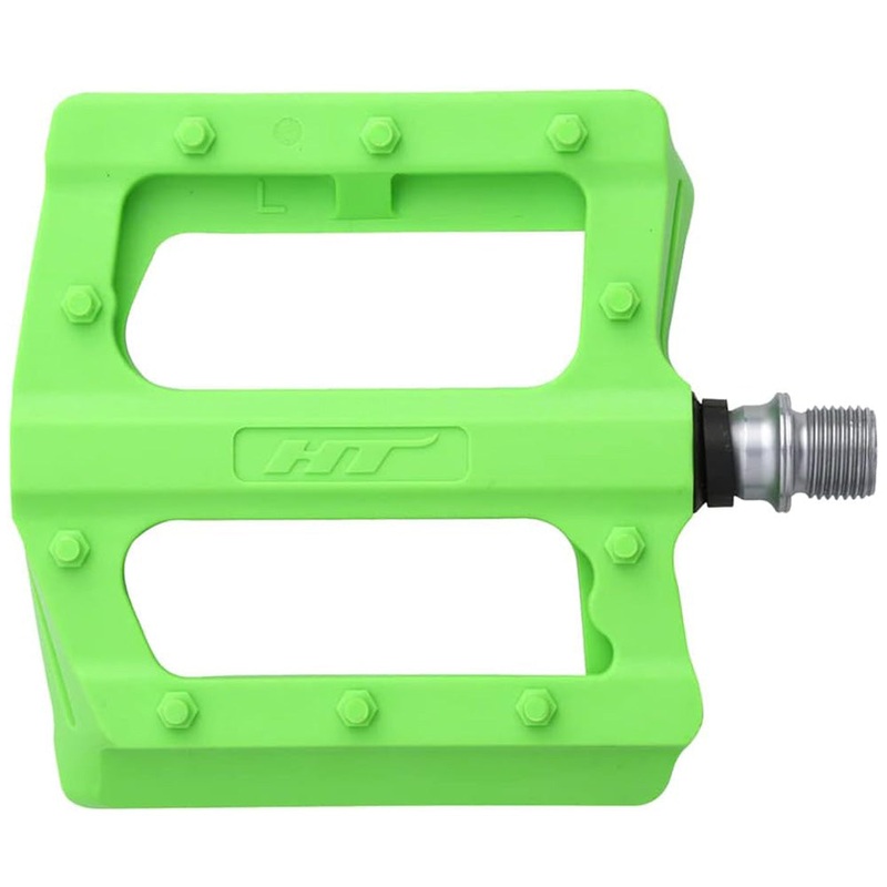 Pedali flat HT Nano-P PA12 – Verde