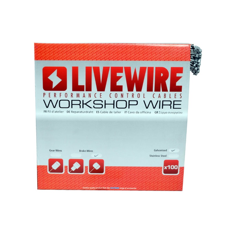 Wholesale Job Lot Box Of 100 Bike Inner Gear Wire Cables 84 Long Suits MTB And All Bikes With Derailluer Gears Incl Shimano