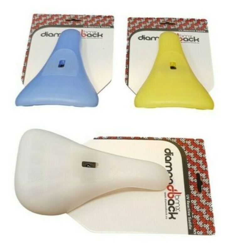 DIAMOND BACK EXTRA STRONG PIVOTAL UV TRANSLUCENT SADDLE BLUE / WHITE / YELLOW