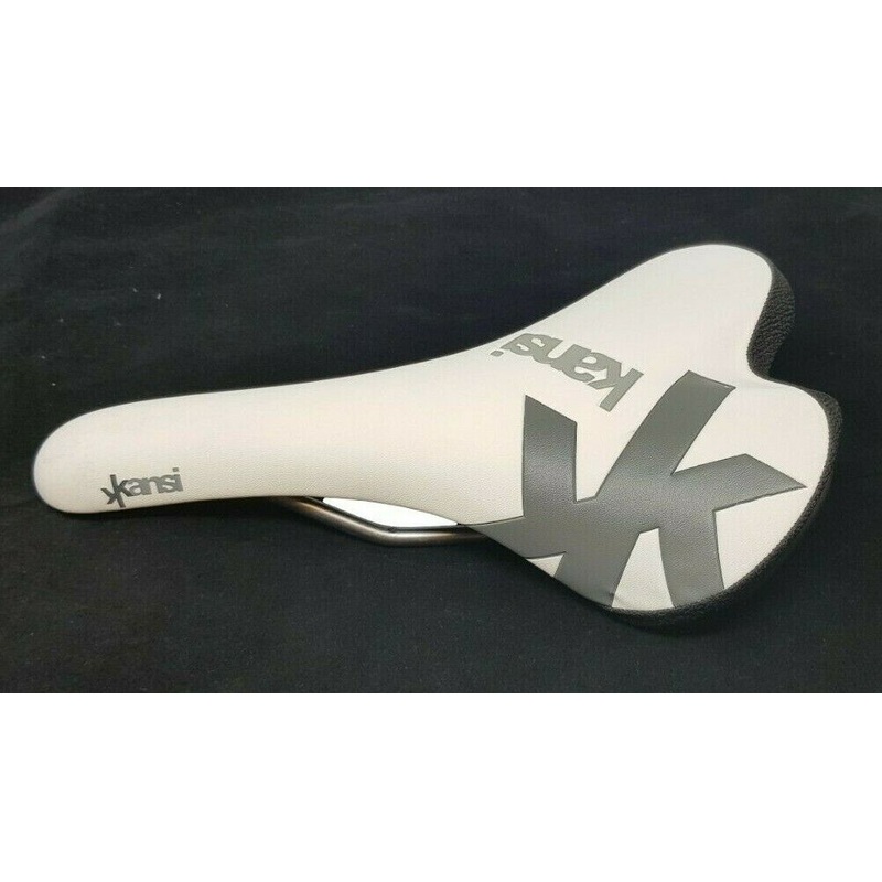 Good Quality Adult Saddle, White & Grey, Kansi Bikes, Folding, Mtb, Sports Bike